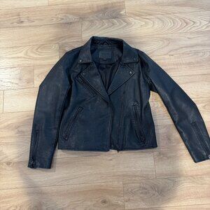 Blank NYC Faux Leather Moto Jacket | Black | Medium